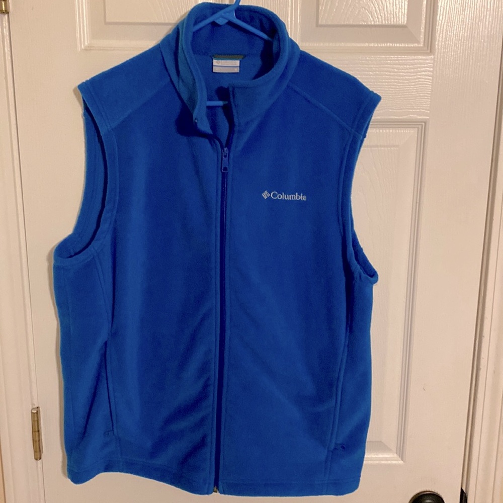 Columbia Fleece Blue Vest